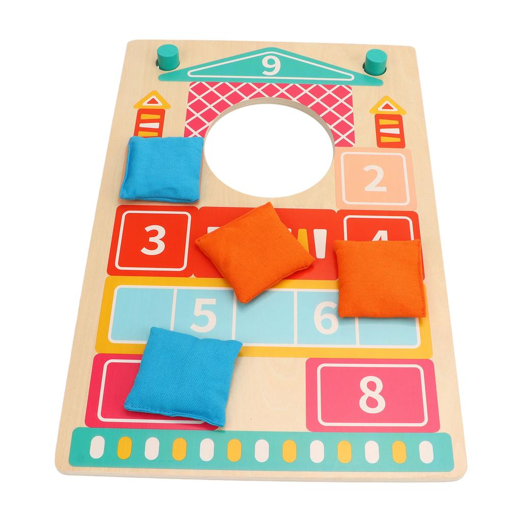 Solid Wood Cornhole Set Indoor and Outdoor Corn Hole Toss Bags Interactive Game Toys