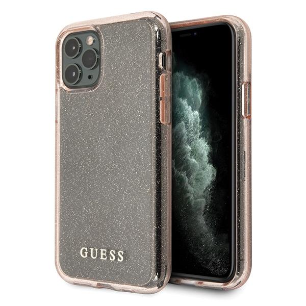 Guess Guhcn65Pcglpi Iphone 11 Pro Maxróżowy/Pink Hard Case Glitter