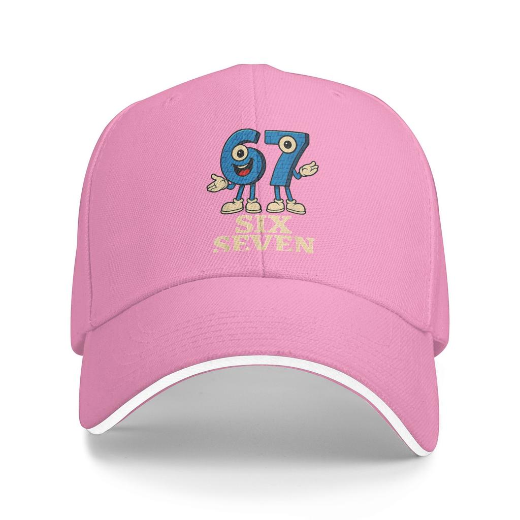 Summer 67 Six Seven 6 7 Funny Italian Brainrot Gaming Meme Baseball Cap Outdoor Sport Streetwear Sun Trucker Hat Baseball Caps