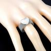 Anello in Acciaio Inossidabile Colore Oro Forma di Cuore Anelli a Rete Per Uomo Donna Amante Elegante Vintage Gioielli Regalo