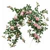 Multicolor Artificial Rose Vine Green Leaves Fake Flower Vines Rose Silulation Flower  Home Decor