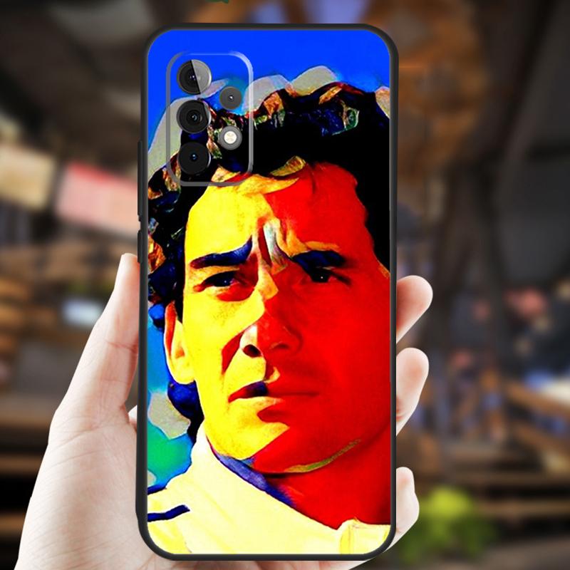 Racing Ayrton Senna Case For Samsung Galaxy A26 A54 A14 A36 A16 A33 A56 A15 A55 A53 A35 A22 A32 A52 A34 A05 A06