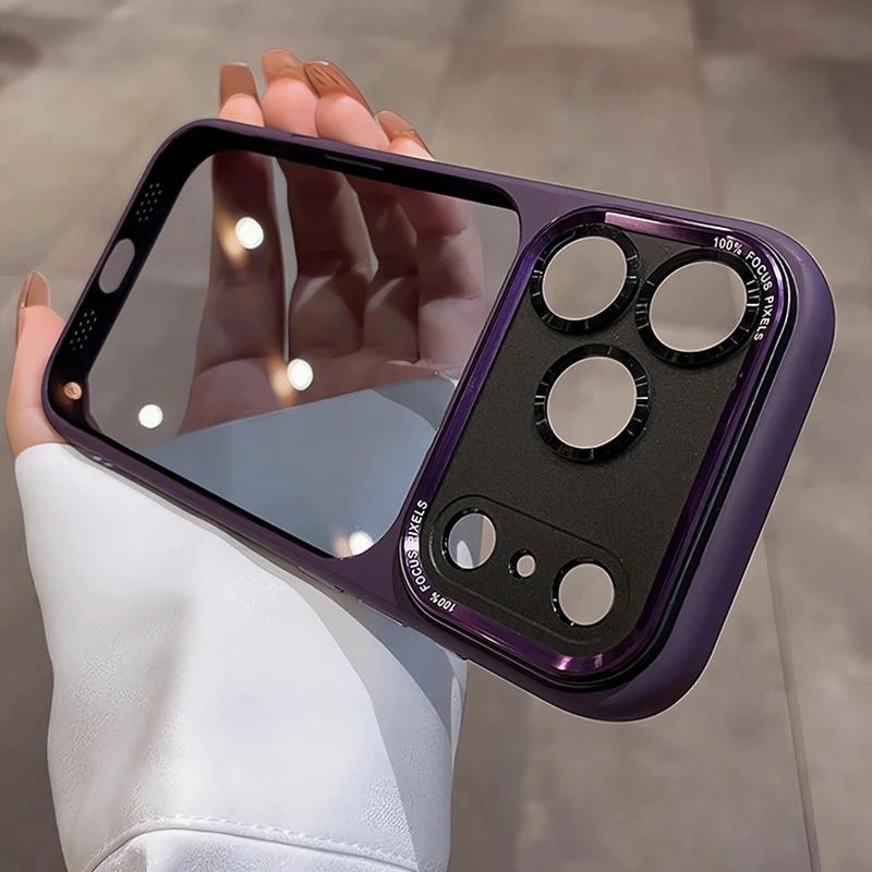 Luxus durchsichtige Handyhülle für IPhone 17 Air 16 15 14 13 12 Pro Max Plus 17Air 17Pro 16Pro i17 Klare stoßfeste Bumper-Abdeckung