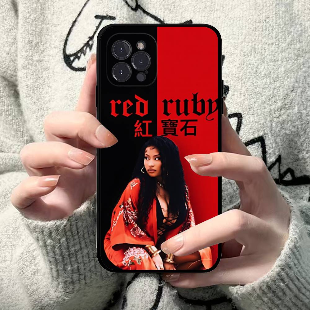 N-nicki Singer M-minaj Phone Case For IPhone 14 Plus 13 Mini 11 16 15 17 Pro Max Protection Shockproof