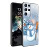 Cartoon Snowman Christmas Soft Case For Samsung Galaxy S22 S20 FE S21 S10 S9 Plus S8 Note 20 Ultra 10 Lite Phone Cover Shell