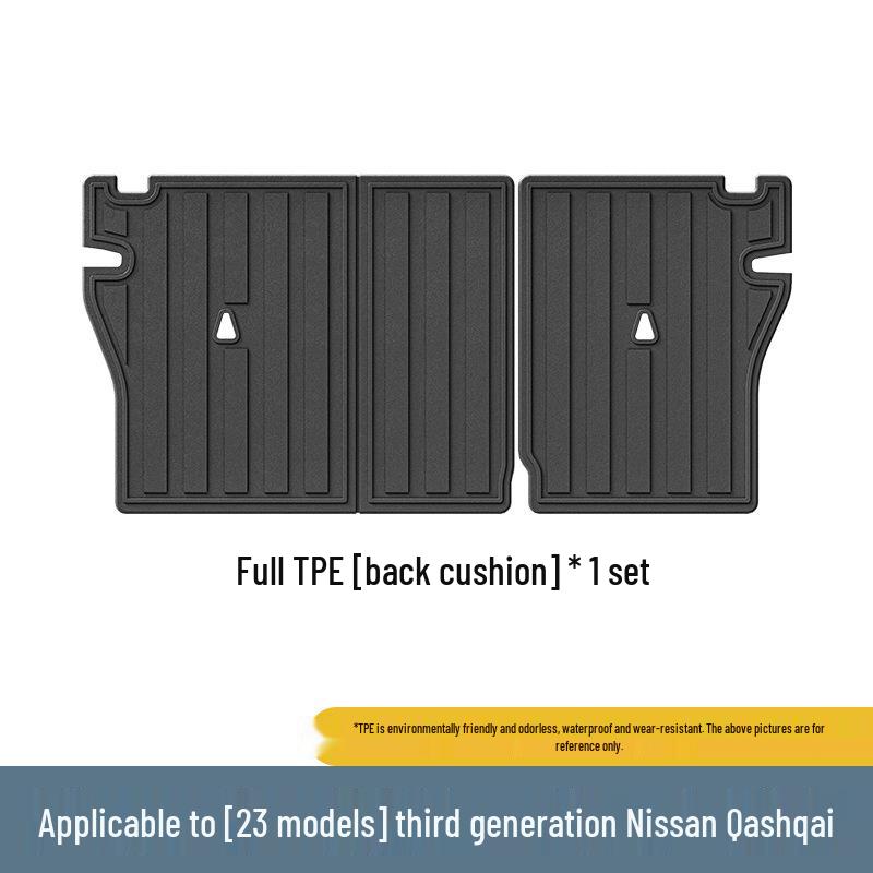 Nissan Qashqai 2021-2025 TPE Trunk & Backrest Mat Set