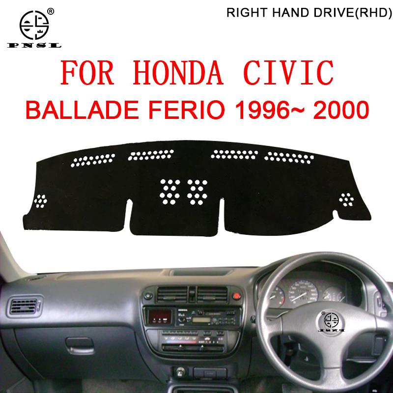Für Honda Civic Ballade Ferio MK6 EJ EK EM 1996 ~ 2000 Anti-Rutsch-Matte Armaturenbrett-Abdeckung Pad Sonnenschirm Dashmat Teppich Zubehör