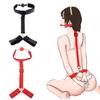 Ženská kožená pouta na krk Náramek Fetish Bondage Erotické sexuální hračky Bdsm omezovač Sexuální hračka pro pár Dospělý Sexy Ga