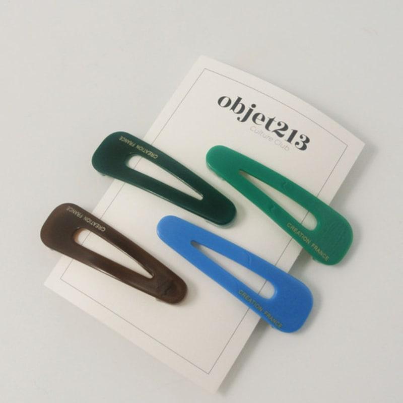 

objet213 Forest Summer Hair Clip 4. Wood Brown