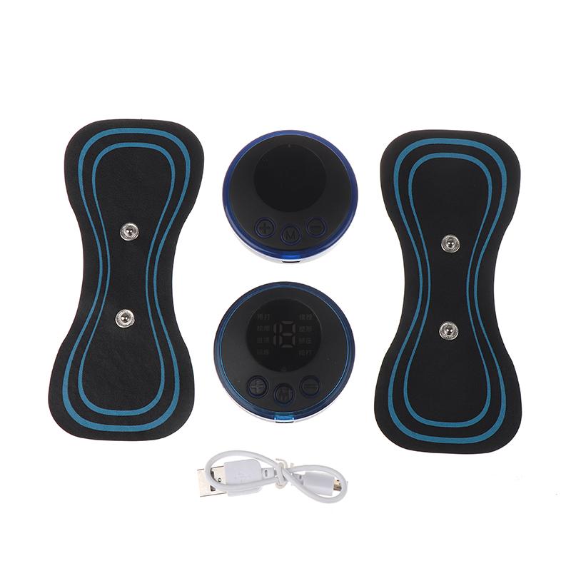 Portable Ems Neck Stretcher Electric Massager 8 Mode Cervical Massage Patch Pulse Muscle Stimulator Relief Pain