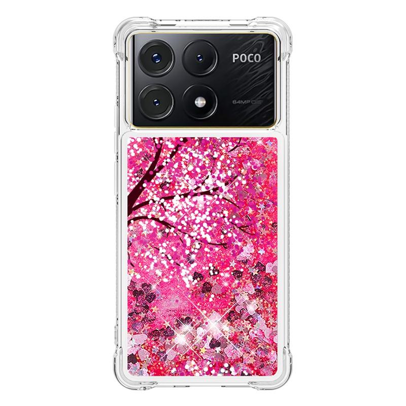 X6 Pro Case On For Fundas Xiaomi Poco X6 Pro Cover Glitter Dynamic Liquid Case For Xiomi Xiaomi PocoX6 X 6 Pro Phone Cases Etui