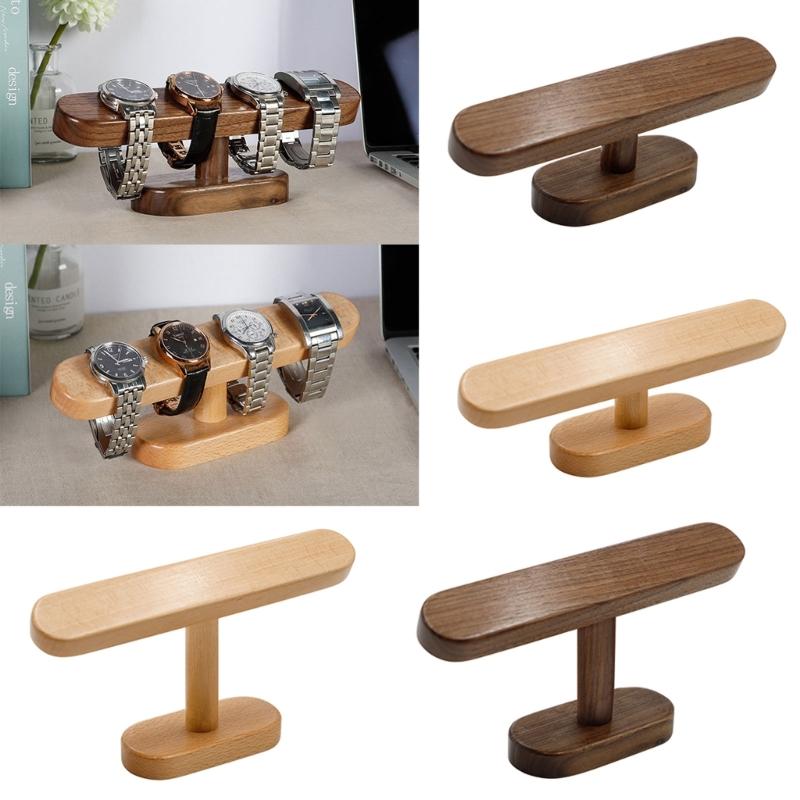 Watch Bracket Wood Watch Storage Rack Table Watch Display Rack Bracelet Necklace Rack Jewelry Organizer-Case For Selling