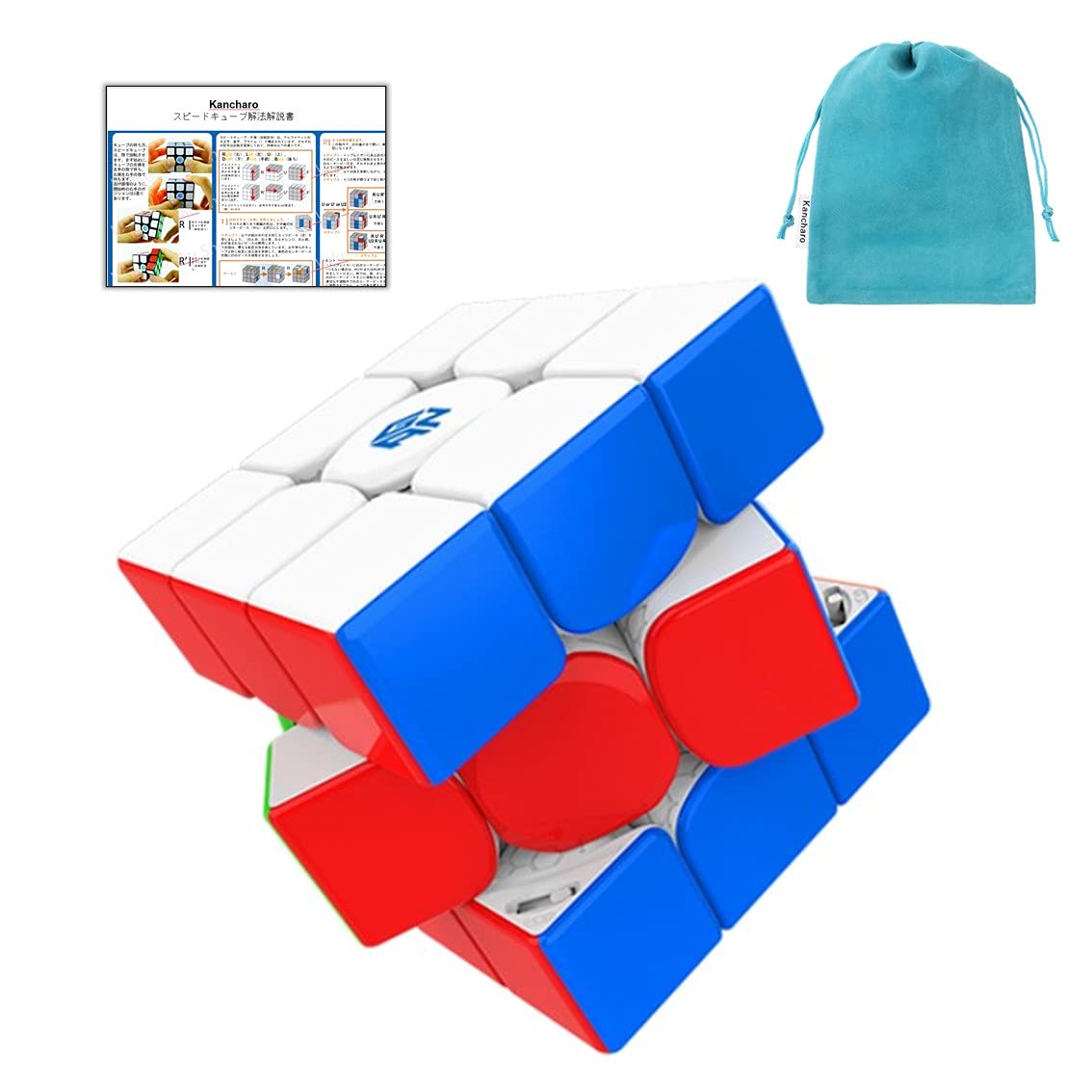 

Kancharo Cube Strategy Pouch GAN mini M Pro без наклеек, магнитный скоростной куб GANCUBE 3x3 [японский и в комплекте/оригинальный продукт]