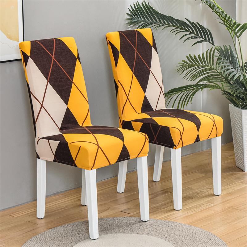 Chair Covers Set Of 1/2/4/6 Pcs, Parson Chair Slipcovers For Dining Room, Removable Kitchen Chair Cover For El And Ceremony