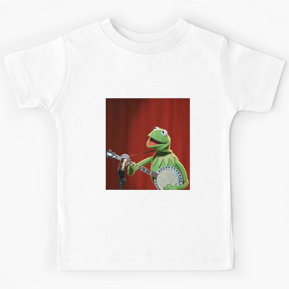 Kermit the frog makes music Kids T-Shirt 150