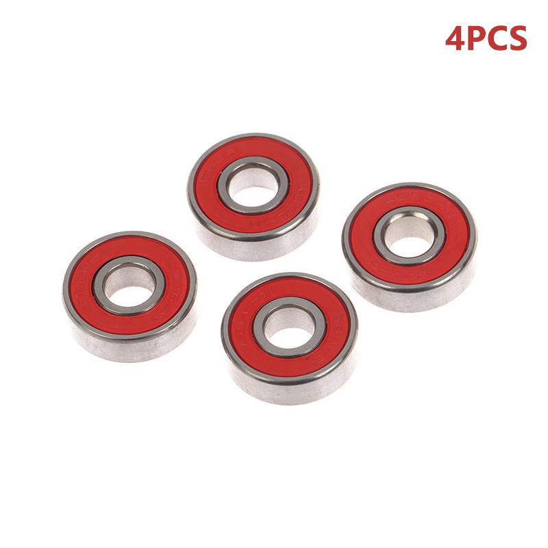 

4 шт. Подшипник 608 Abec-11 Обслуживание Уличные Роликовые Коньки Запасные Аксессуары Подшипники для Скейтборда Поставка Колесо Спорт Red Cover