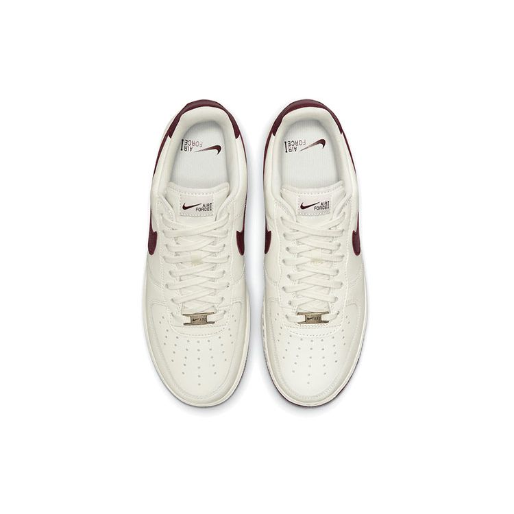 Nike Air Force 1 07 Craft Dark Beefroot Unisex Sneakers Bianco Vela Dark-Beetroot DB4455-100