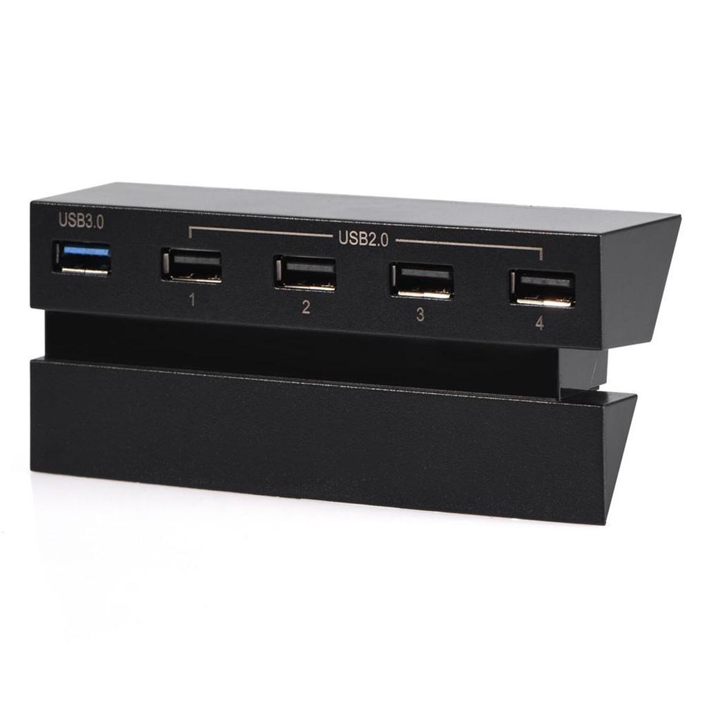 High Speed 5-Port USB Hub 2.0 & 3.0 Expansion Hub Controller Adapter for PS4 Game Console