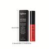 Long Lasting Liquid Lipstick in A Waterproof Matte End, Featuring A Dark Red Black, Perfect for Women'S Makeup, Including Lip Gloss and Lip Tint