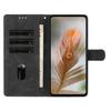 For iPhone 17 Pro Case Imprinted Feather PU Leather Wallet Phone Cover with Wrist Strap