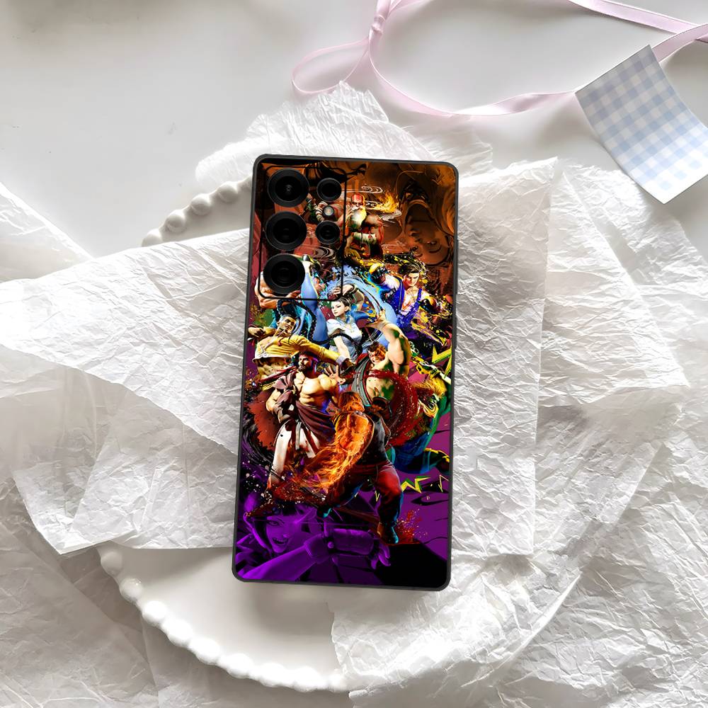 

Street Fighter Anmie Phone Case For Samsung S 24 Fe 25 Ultra Plus 20 Lite 21 30 22 23 24 22 Ultra 5G Fundas Samsung S22 5G