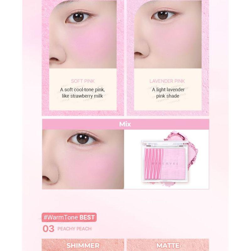 WAKEMAKE Sheer Layering Dual Blusher - 9 Types