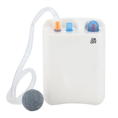 Bomba de oxigênio portátil DC-125, bomba de ar alimentada por bateria, difusor de oxigênio para aquário