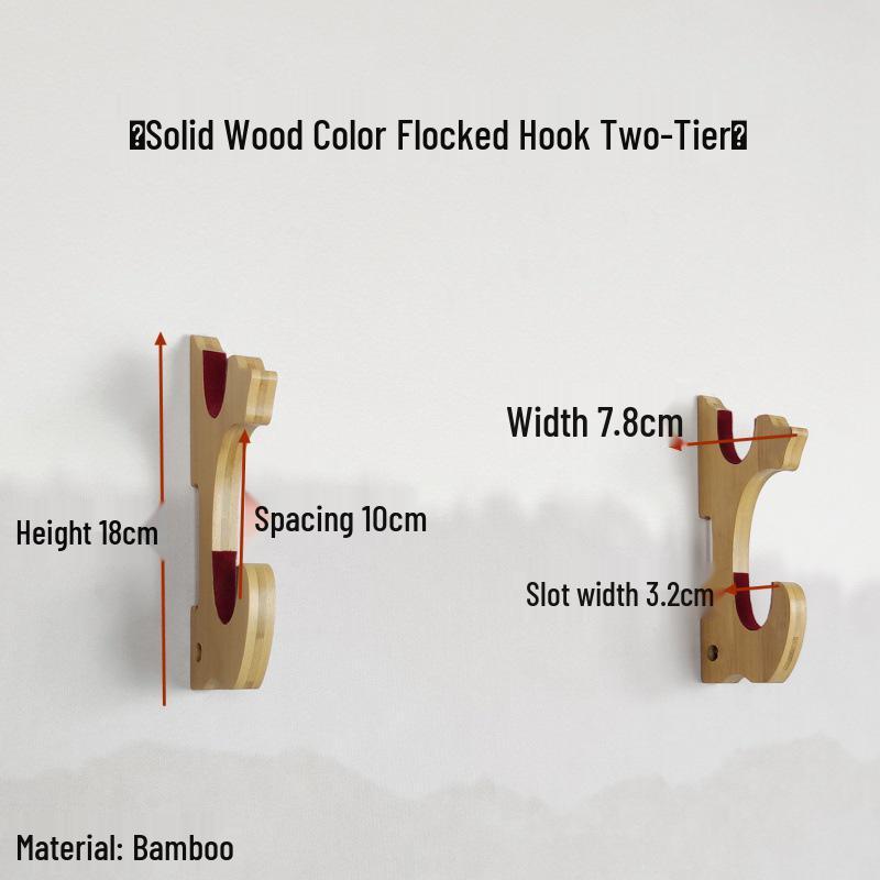 Adjustable Wall-Mounted Rack for Swords, Knives, and Musical Instruments