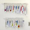 Wall Mounted Hair Accessory Organizer 30/40 Clips Ointment Storage Rack Portable Hanging Rail