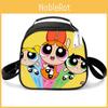 Cute Cartoon Printed Flying Police Kid's Lunch Tote Insulated Box Oxford Cloth School Lunch Bag