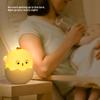 Animal Silicone Night Light Eggshell Chicken Night Lamp RGB Indoor Desktop Decorative Lamp USB Charging Tumbler Children Toy Gif