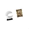 Wave Photo Frame Statue Abstract Resin Figurine Ornate Decorative Artwork for Bedroom Living Room