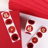 Gift Packaging Chinese Fu Blessing Sticker Round Sealing Sticker  Children Toys