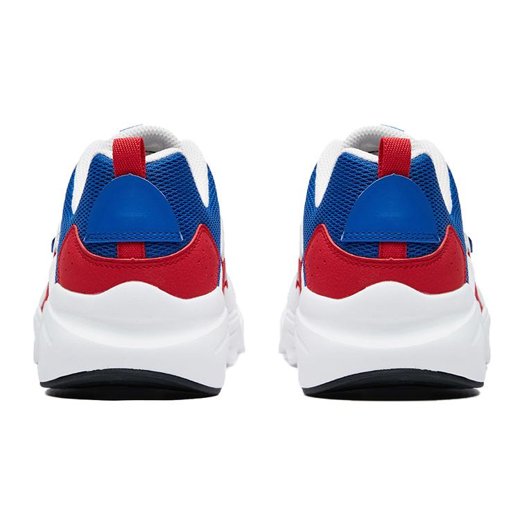 Anta Comfortable Cushioning Slip Resistant Abrasion Resistant Breathable Low top Running Shoes Men's White Blue Red 111935524R-1