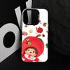 C-Cute M-monchhichis-s Phone Case For iPhone 17,16,15,14,13,12,11 Plus,Pro Max,XS,Colorful Silver Phone Case Funda Cover
