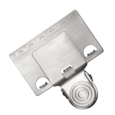 Clipe para fita métrica Ferramenta de medição de precisão Fita métrica Adapta-se à maioria das fitas métricas Ferramenta de medição de precisão Feito de aço