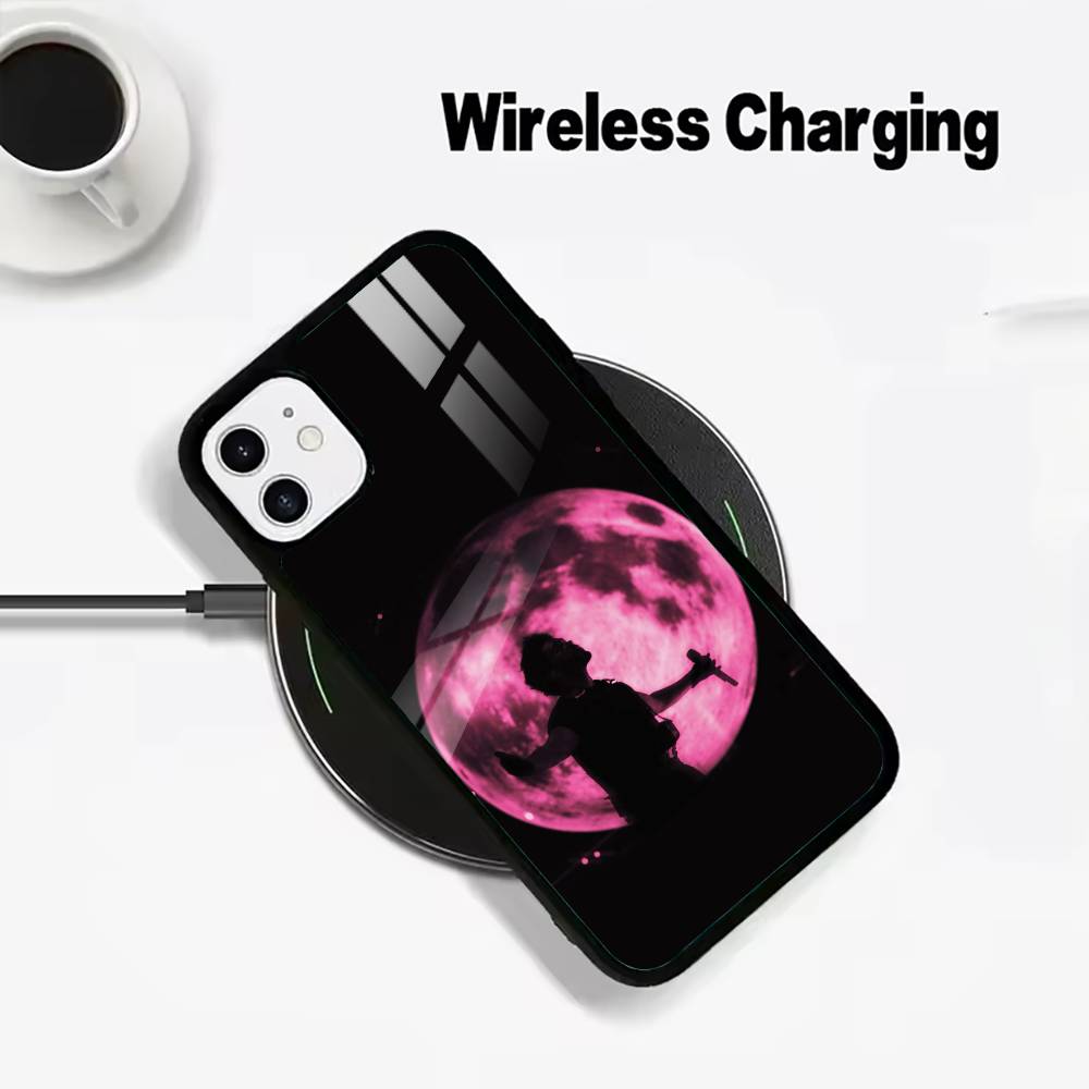 

T-The W-Weeknd -XO Wireless charging phone case compatible with iPhone 17/16/15/14/13/12/11 iPhone12ProMsx