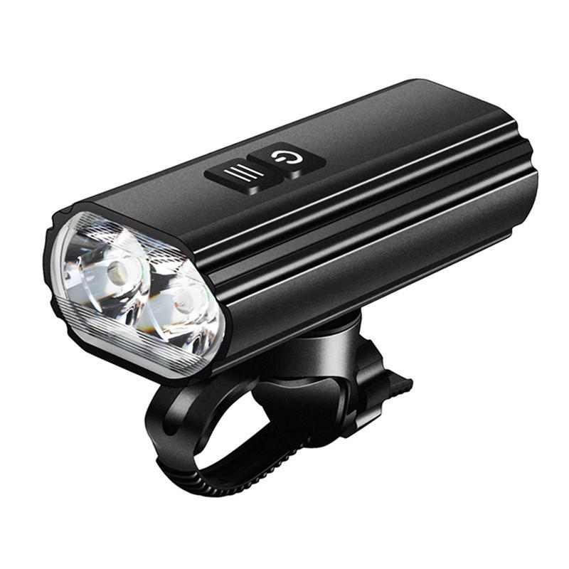 USB Rechargeable 2000 Lumens Bicycle Headlight: High Lumen Outdoor Bike Flashlight for Night Riding