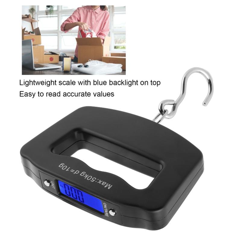 Hanging Scale Portable Electronic Weighing Convenient Suitcase Luggage Balance 50KG/10KG