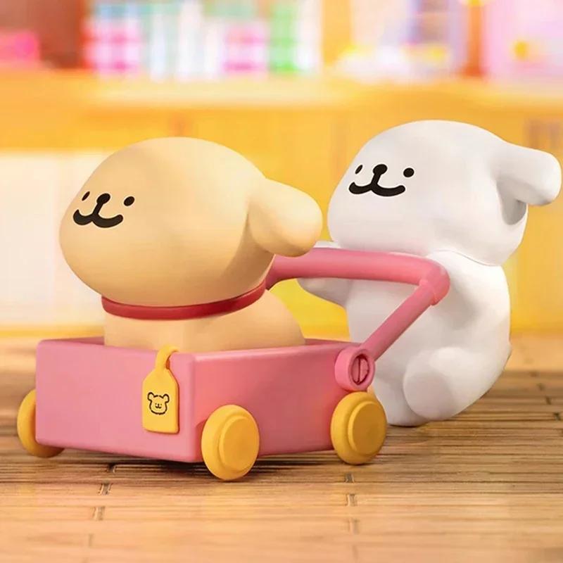 New Maltese Cute Figurine Happy Continuous High Quality Chinese Version Model Desktop Decorations Ornaments Toy Gift