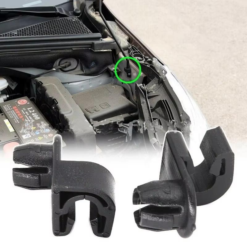 4pcs Car Hood Bonnet Prod Rod Support Stay Clip Holder For Citroen C3 C4 C-Elysee Peugeot 2008 208 301 308 Partner 792843