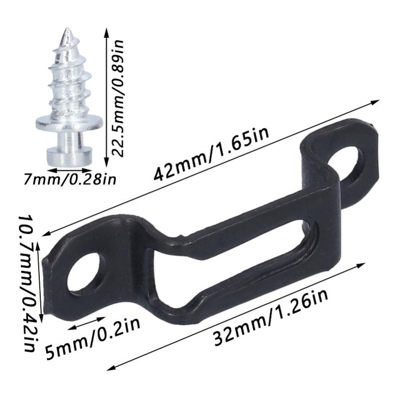60 Set 2in 1 Furniture Concealed Connector Slide Buckle Fastener For Cabinet Wardrobe Combination AccessoriesHalf Pass