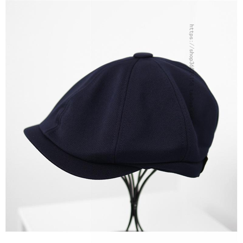 Britische Retro-Schiebermütze für Damen Herren Frühling Sommer Lässiger Schirmmützenhut Mode