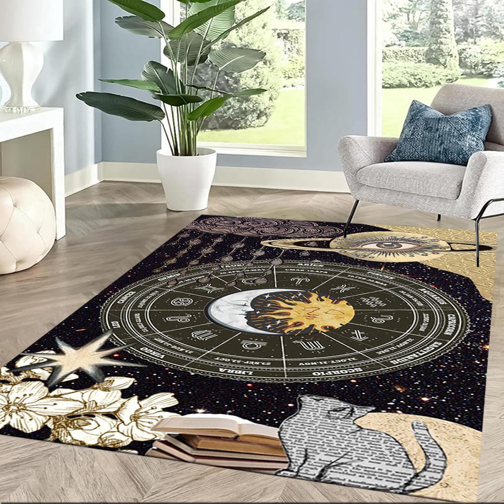Celestial Harmony Floor Mats for Living Room, Bedroom and Room Decoration Are Suitable for Gifts.