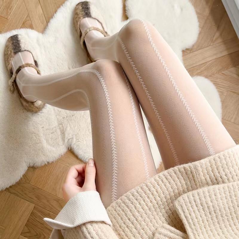 

1 шт. женские шелковистые колготки в вертикальную полоску, сексуальные колготки для клуба, повседневные вечеринки One Size