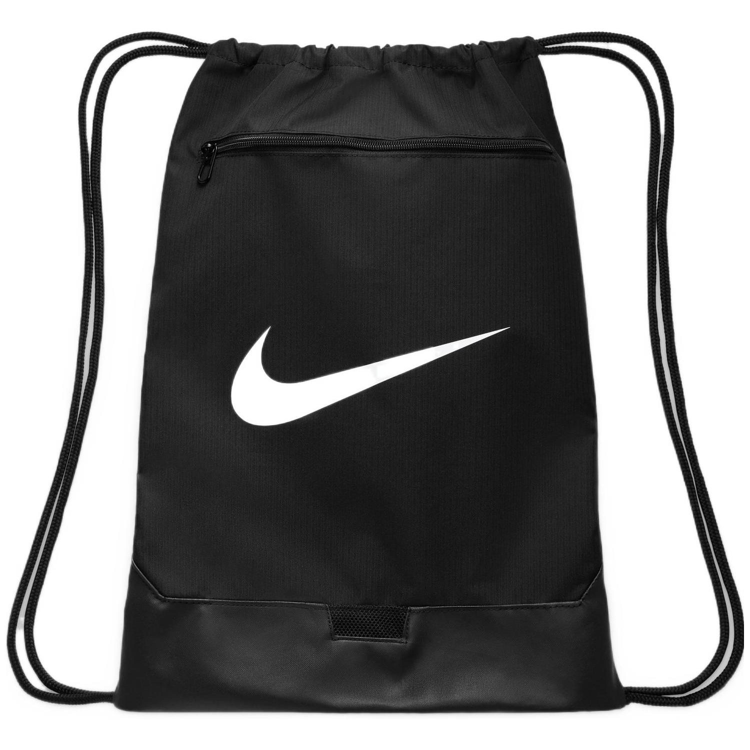 

Nike Brasilia 9.5 Training Gym Sack Bag Pack 18L DM3978-010 чёрный
