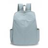Women's Large Capacity Backpack Men Solid Color Backpack Student Schoolbag