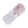 Portable Blender USB Rechargeable 6 Blades Mini Juicer Cup Fruit Squeezer for Travel Sports Kitchen 410ml Pink