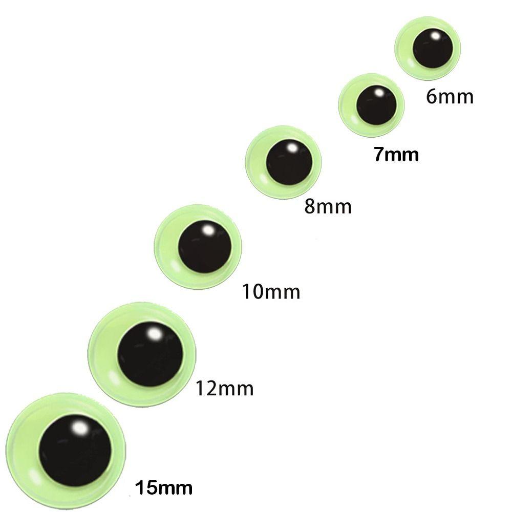 6 Stück Partydekoration Schwarz Weiß Kulleraugen Große Kulleraugen für Weihnachtsbaum