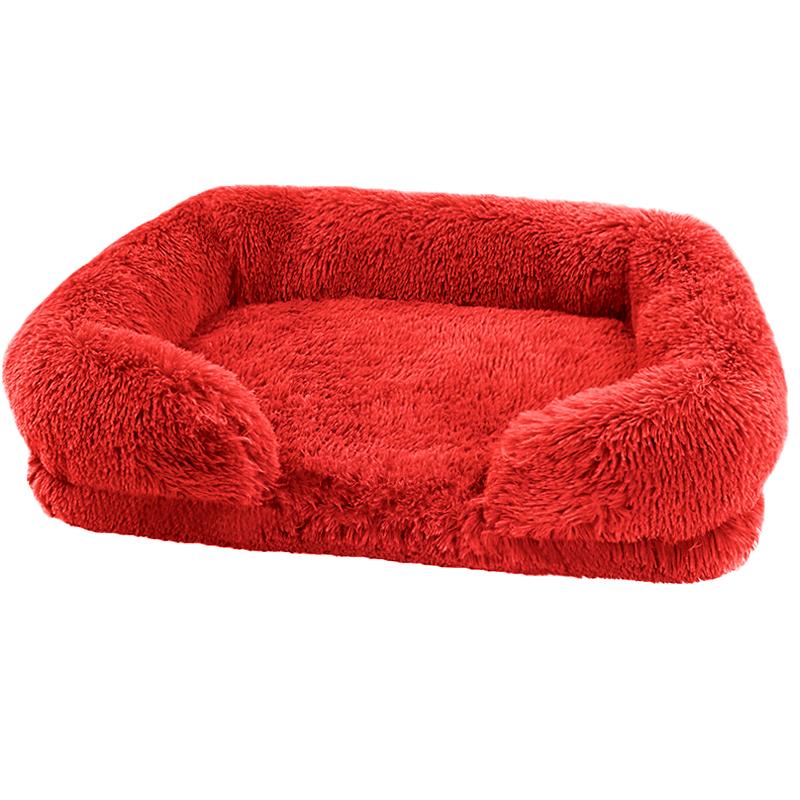 Super Warm Bed Dog Plush Pet Bed Winter Thickened Cushion Dogs Sleeping Beds and Sofa Removable Mat Dog For Small Large Dogs Cat